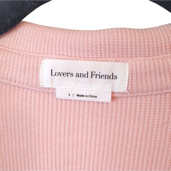 Lovers & Friends Light Blush Celeste Cropped Polo Top - Picture 4 of 7